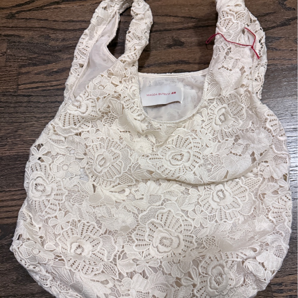 Magda Butrym x H&M - Cream Lace Bag - Picture 3 of 3